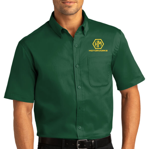 HM - Short Sleeve SuperPro React Twill Shirt Thumbnail