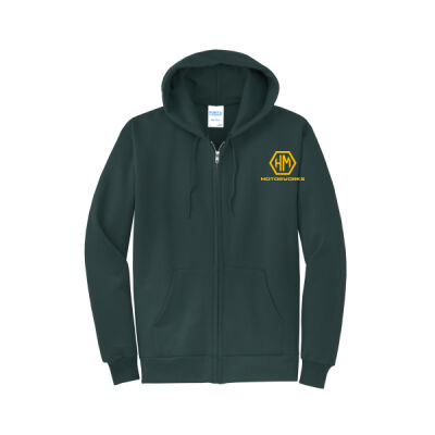 HM - Core Fleece Full Zip Hooded Sweatshirt Thumbnail